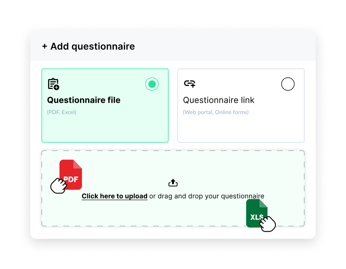 Autofill RFI, QA and sustainability questionnaire