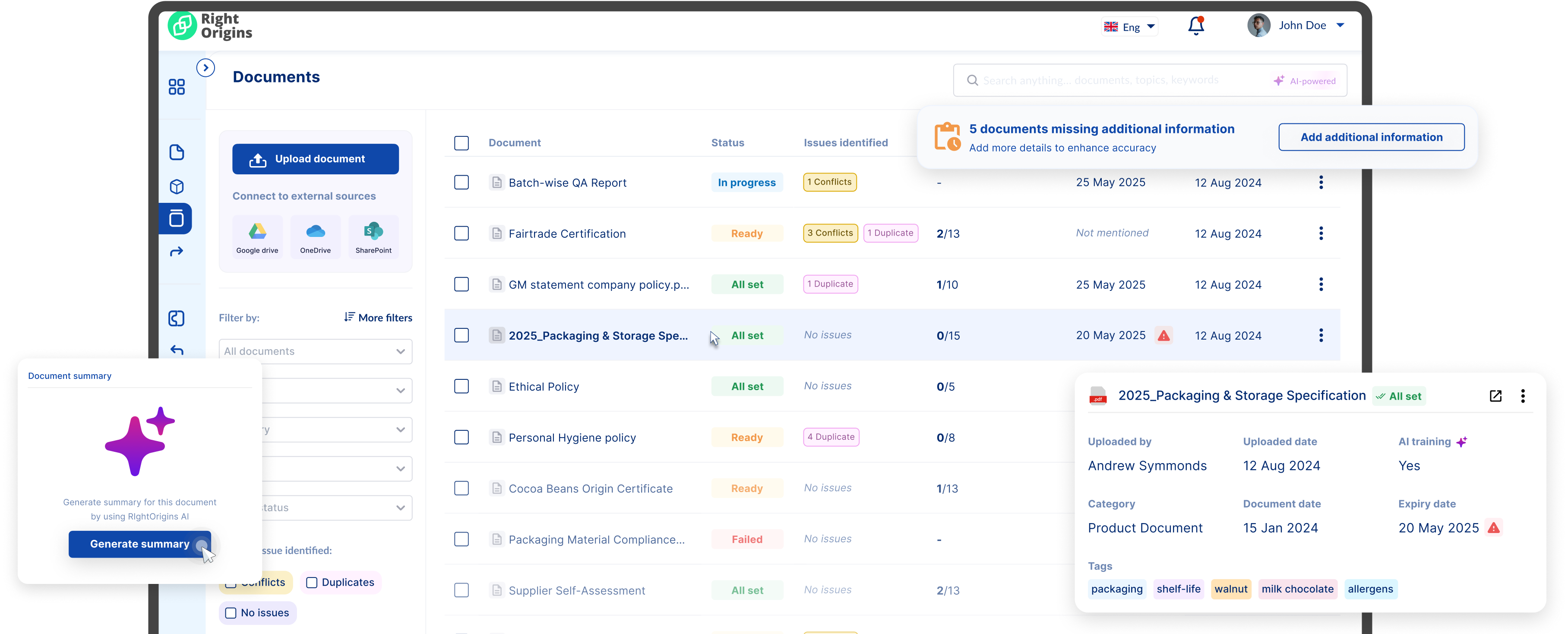 AI agents automating QA & audit documentation